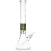 17" Etched Sandblasted Beaker Bong, by Cheech Glass