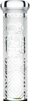 17" Etched Sandblasted Beaker Bong, by Cheech Glass