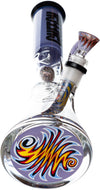 13" Showerhead Reversal Wigwag Bong, by Cheech Glass