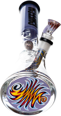 13" Showerhead Reversal Wigwag Bong, by Cheech Glass