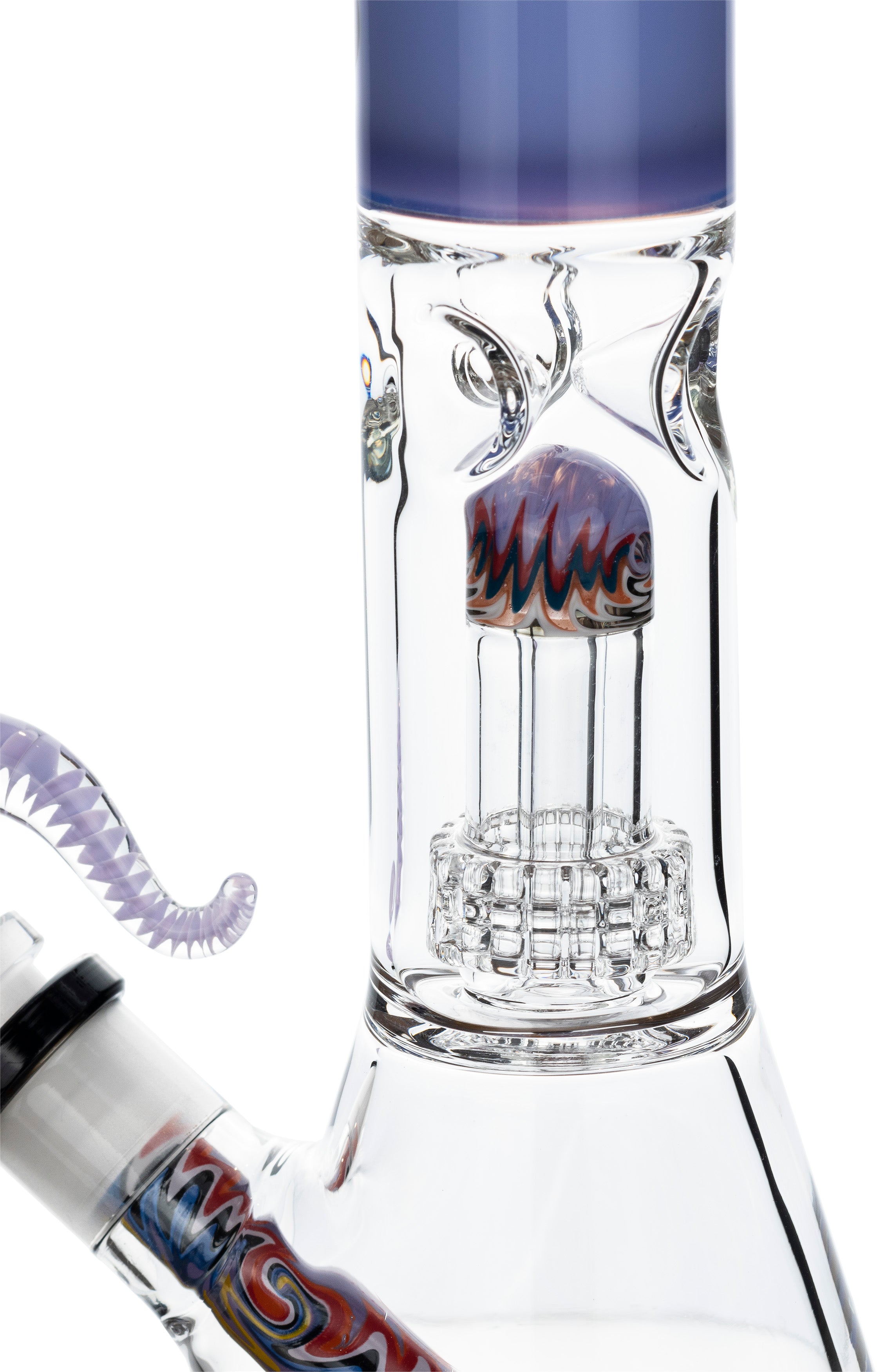 13" Showerhead Reversal Wigwag Bong, by Cheech Glass