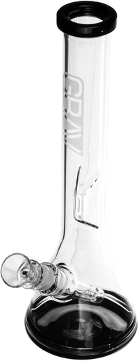 12" Medium Beaker w/ 14mm Funnel Bowl & Fission Downstem, by Grav Labs