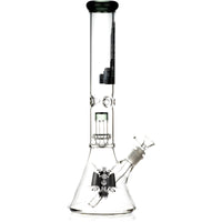 16" Showerhead Single Chamber Beaker Bong, by ICON Glass