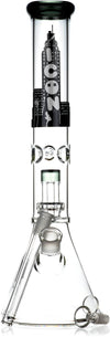 16" Showerhead Single Chamber Beaker Bong, by ICON Glass