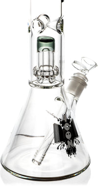 16" Showerhead Single Chamber Beaker Bong, by ICON Glass