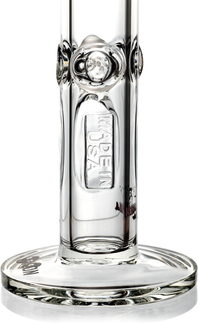 18" Heavy 9mm Straight Tube Bong, by ICON Glass