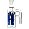 Ash Catcher w/ 14mm Joint, 90˚ Angle 3 Arm Tree Perc, by Diamond Glass