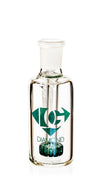 Ash Catcher w/ 14mm Joint, 45˚ Angle, Showerhead Perc, by Diamond Glass - Bat Kountry