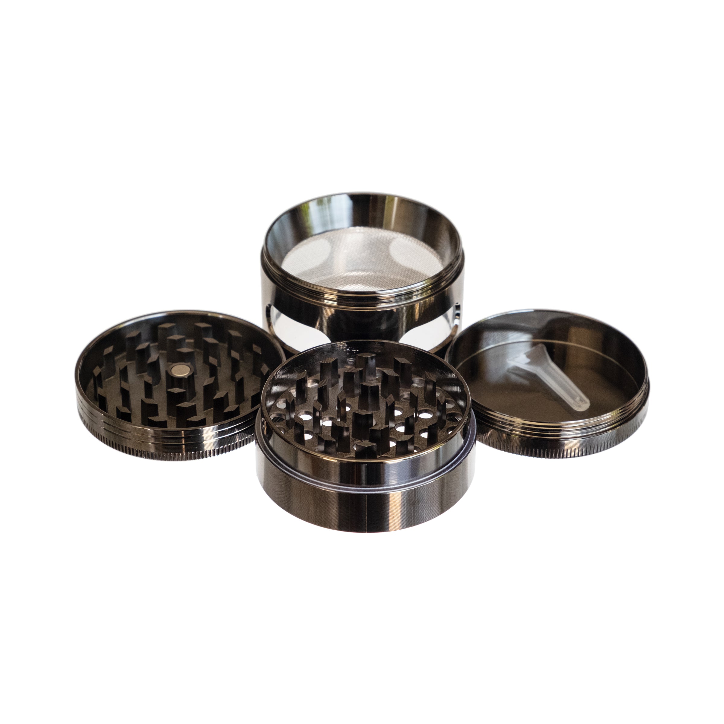 Grinder 4-Piece 3-Level, by Chromium Crusher - Bat Kountry