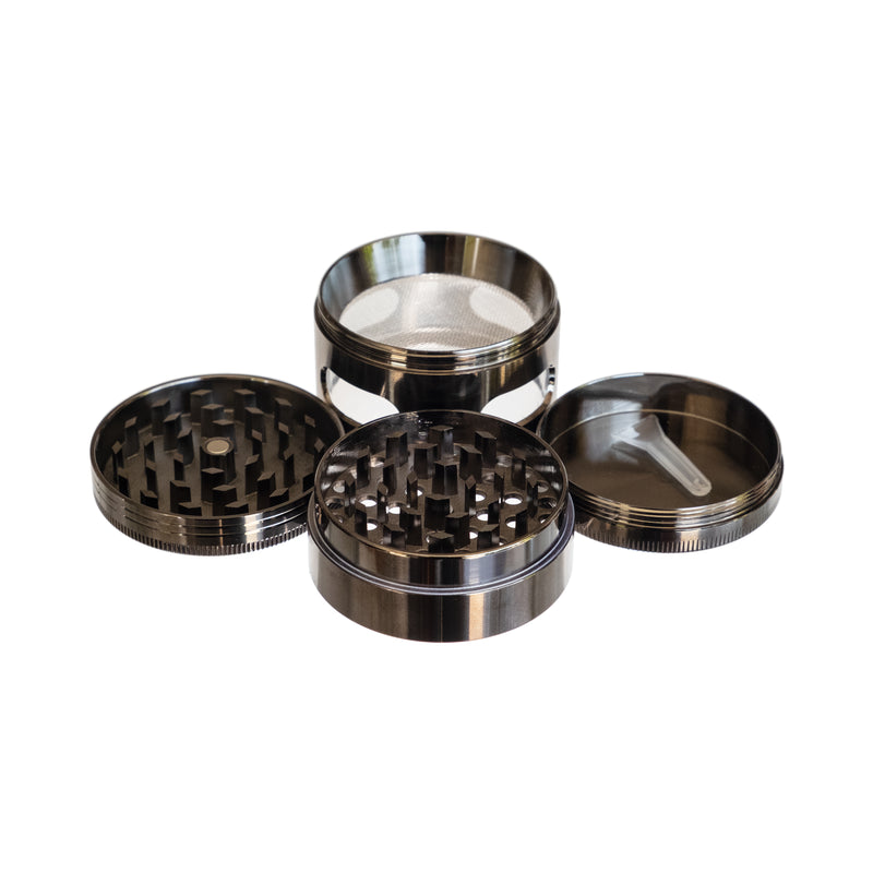 Grinder 4-Piece 3-Level, by Chromium Crusher - Bat Kountry