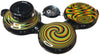 Triple Swirl Galaxy Spoon Hand Pipe - Bat Kountry