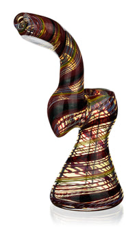 Super Swirl Bubbler w/ Dichroic patterns - Bat Kountry