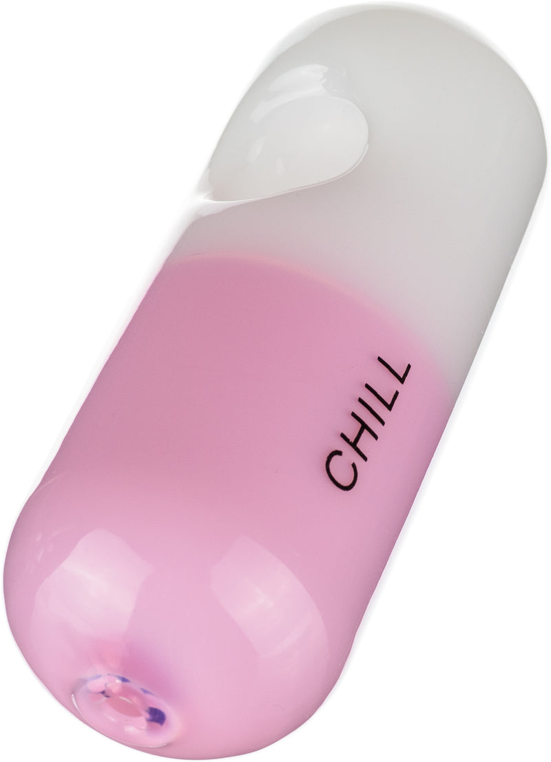 Chill Pill Spoon Hand Pipe - Bat Kountry