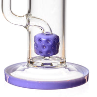 16" Highlife Straight Tube Bong w/ Sponge Perc, by ICON Glass - Bat Kountry