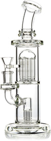 11" Diamond Trophy Rig with double tree percs, by Diamond Glass (free banger included) - Bat Kountry