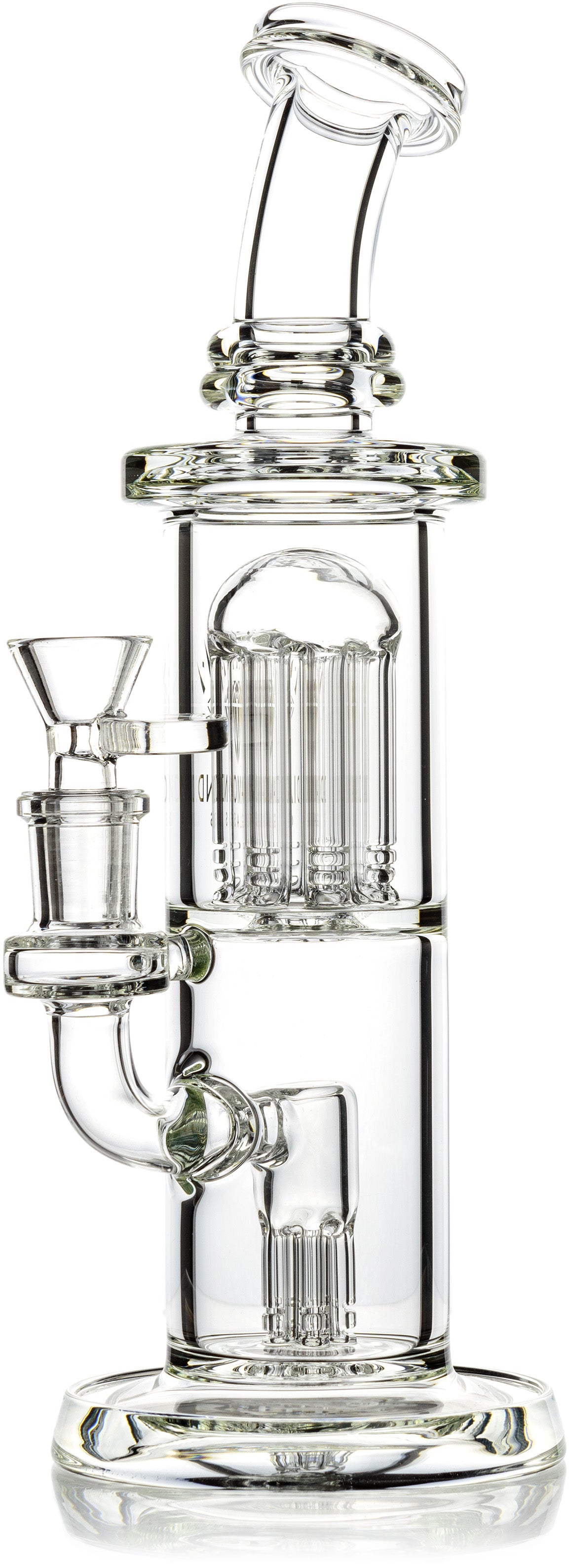 11" Diamond Trophy Rig with double tree percs, by Diamond Glass (free banger included) - Bat Kountry