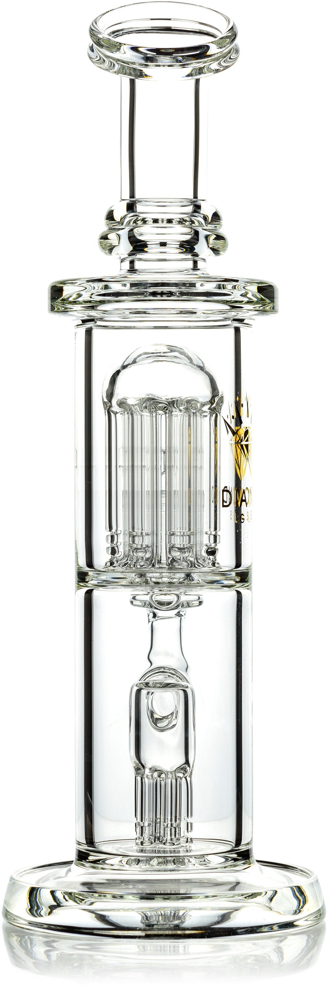 11" Diamond Trophy Rig with double tree percs, by Diamond Glass (free banger included) - Bat Kountry