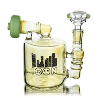 5" Cylinder Rig w/ Inline Diffuser, by Icon Glass (free banger included) - Bat Kountry
