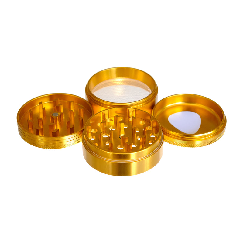 Grinder Aluminum 4-Piece 3-Level 2.5", by Sharpstone - Bat Kountry