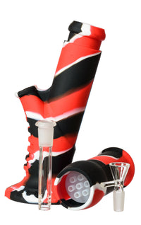 13" Silicone Bong w/ salt shaker perc - Bat Kountry