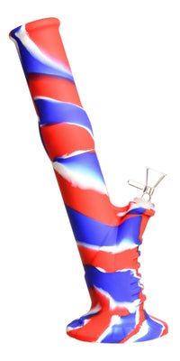 13" Silicone Bong w/ salt shaker perc - Bat Kountry
