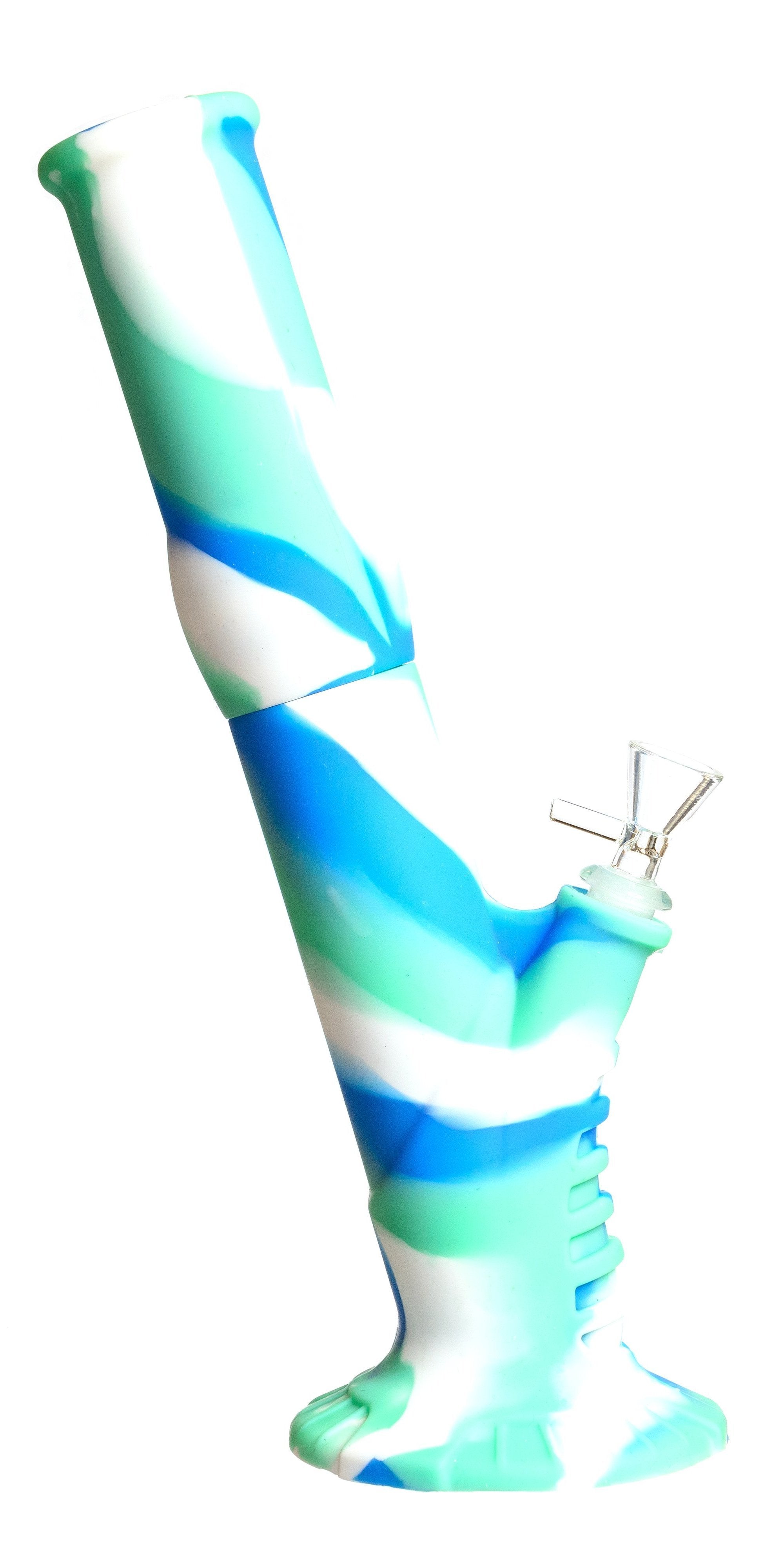 13" Silicone Bong w/ salt shaker perc - Bat Kountry