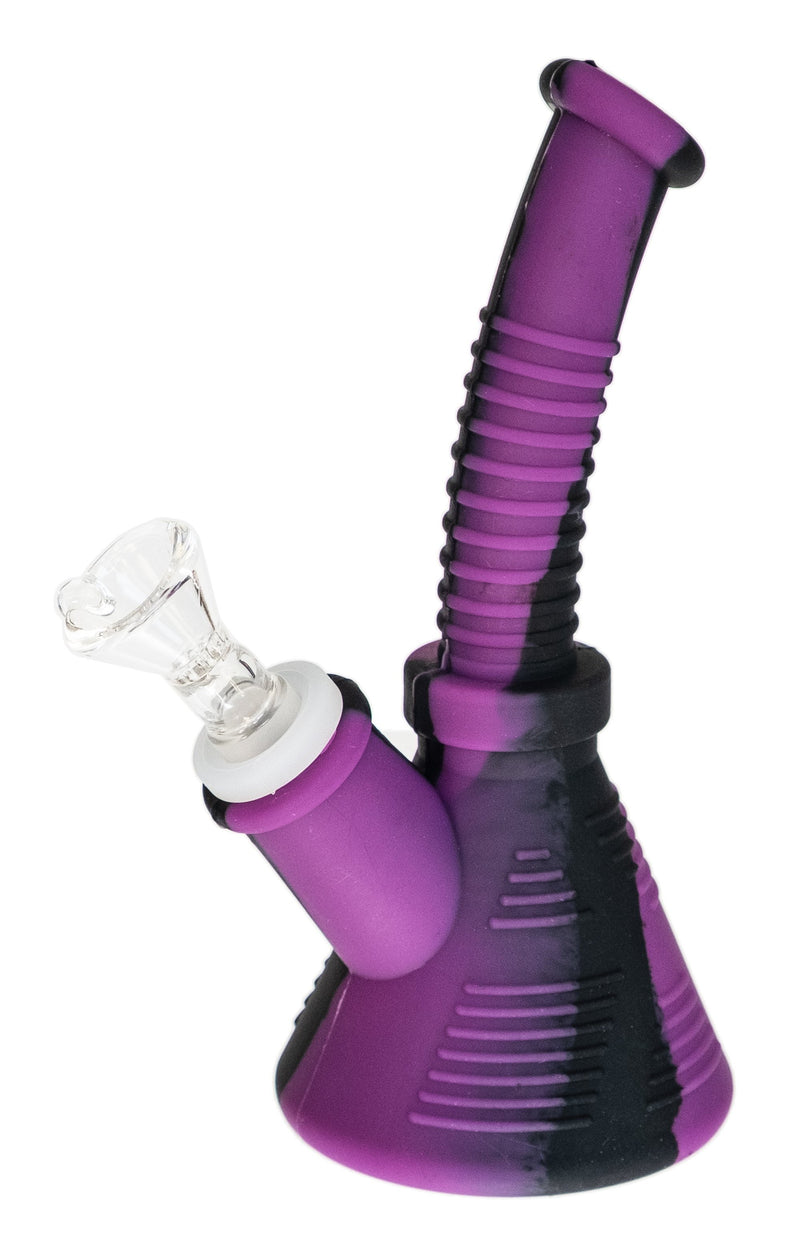 Compact Silicone Beaker Bong - Bat Kountry