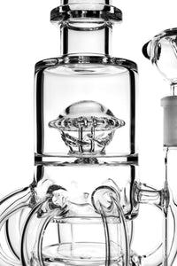 16" Out Of This World Bong w/ UFO perc, by Diamond Glass - Bat Kountry