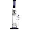 16" Showerhead Ratchet Perc Honeycomb Bong, by Diamond Glass - Bat Kountry