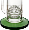 16" Showerhead Ratchet Perc Honeycomb Bong, by Diamond Glass - Bat Kountry