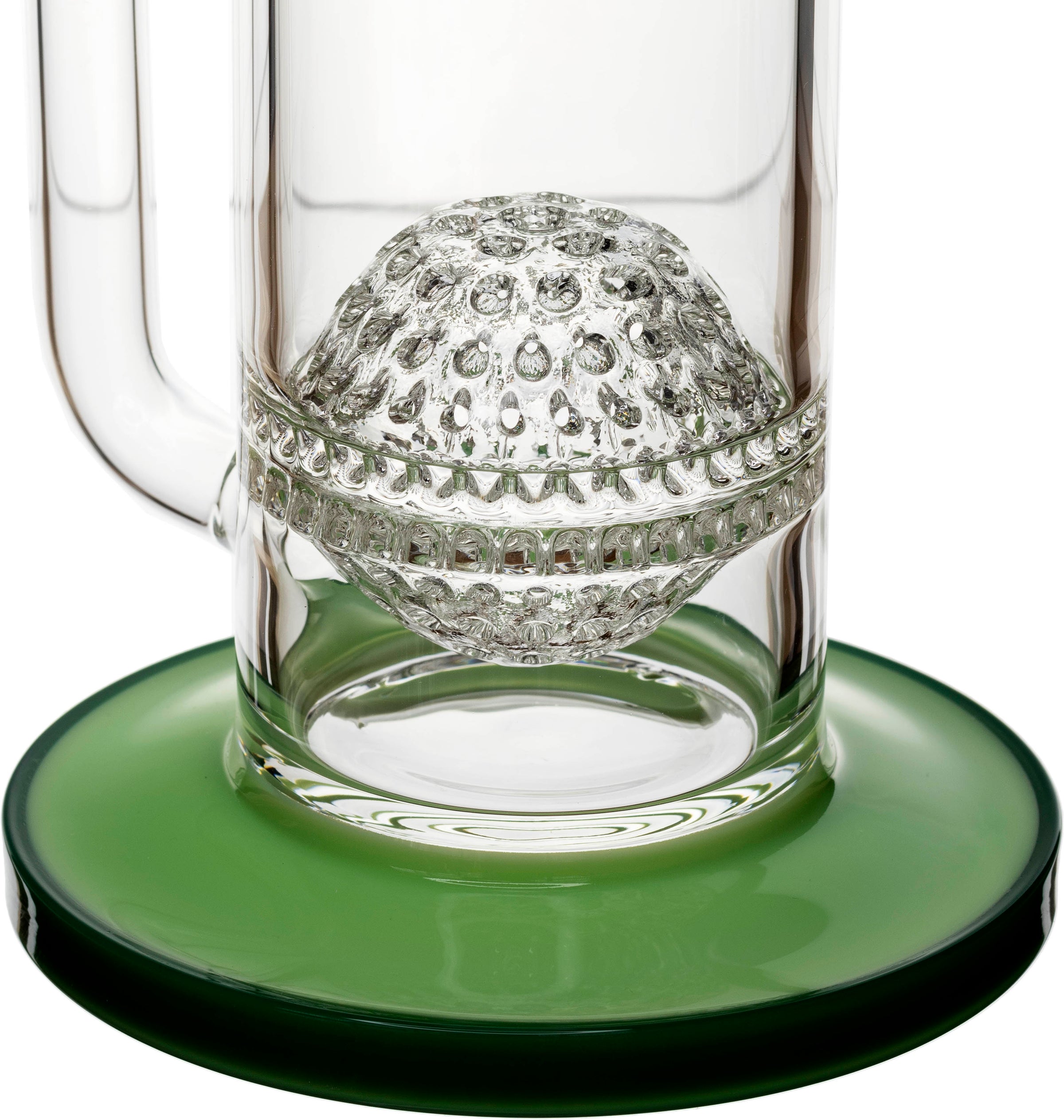 16" Showerhead Ratchet Perc Honeycomb Bong, by Diamond Glass - Bat Kountry