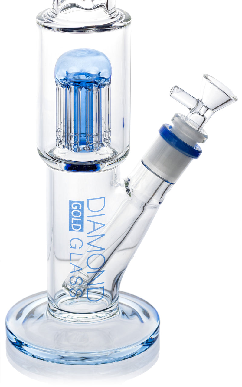 *12" Bong, by Diamond Glass - Bat Kountry