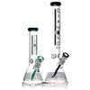 12" Heavy Super Thick 9mm Beaker Bong w/ Ice Pinch, by Diamond Glass - Bat Kountry
