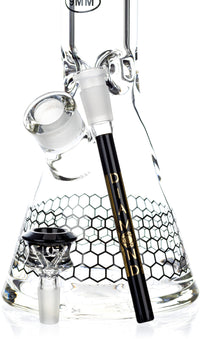 18" Heavy Super Thick 9mm Beaker Bong w/ Ice Pinch, by Diamond Glass - Bat Kountry